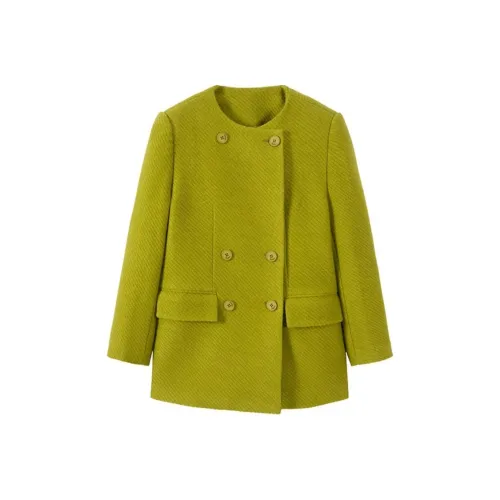 HERLAND Coats Women's Green