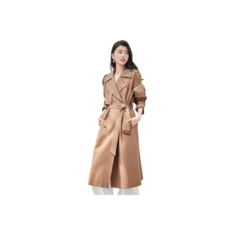 Yi Mengyuan Trench Coat Women's-4