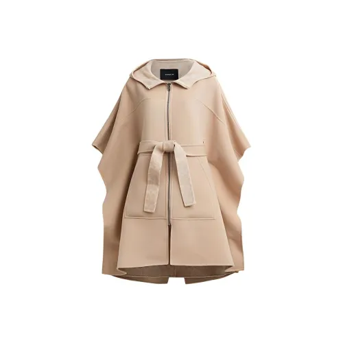 COACH SS24 Cloaks Women's Khaki
