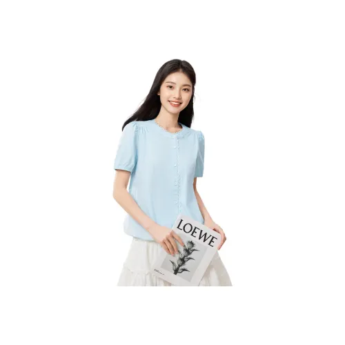 Love to serve Shirts Women's Blue