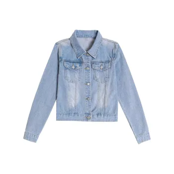 LWLG Denim Jacket Women's Light Blue