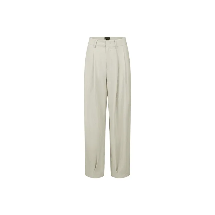 URBAN REVIVO Casual Pants Women's Ecru-0