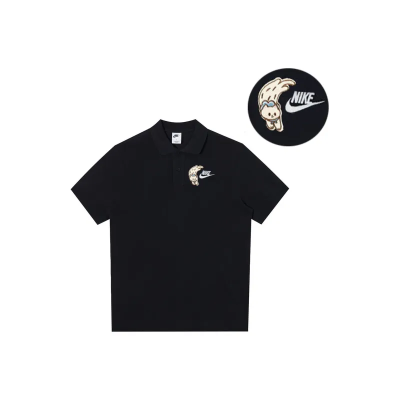 Nike Polo Shirts Unisex Black-1