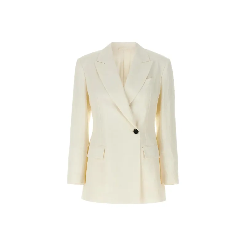 Brunello Cucinelli Double Breasted Tailored Blazer-0