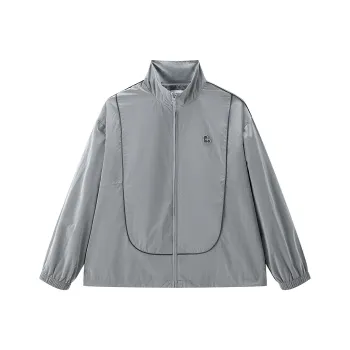 LEDIN Cropped Coat Women's Silver Candle Gray
