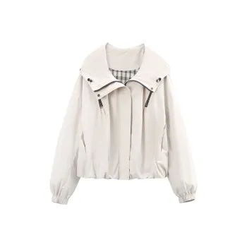 A Paradise For Awakening Cropped Coat Women's Apricot