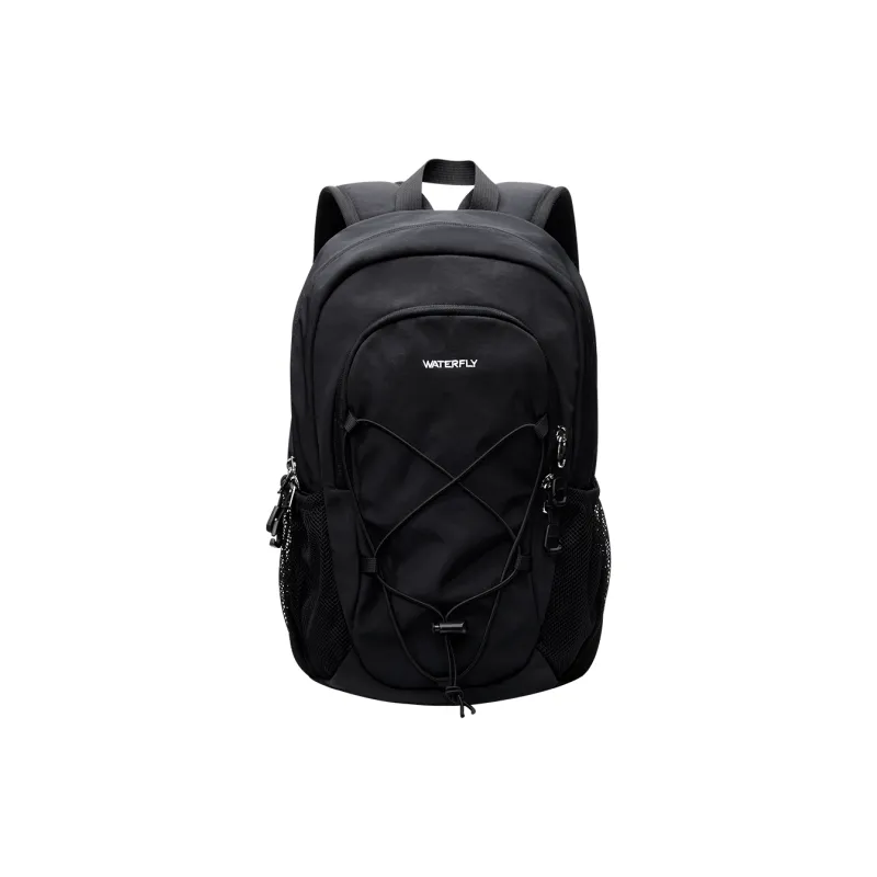 WATERFLY Nylon Fabric Backpack Medium Size Unisex Multicolor-18