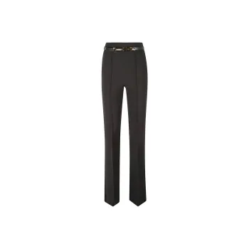 Elisabetta Franchi Belted Straight Trousers