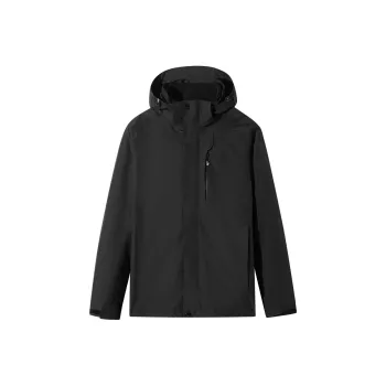 Tectop Waterproof And Windproof To Keep Warm Windbreaker Jacket Women's Black
