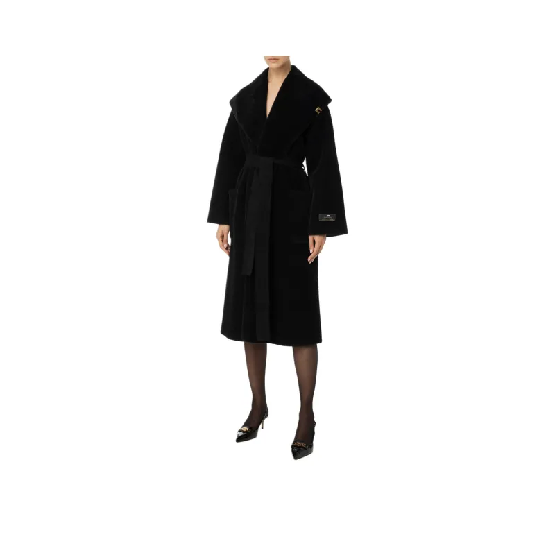 Elisabetta Franchi Coats Women's Black-0