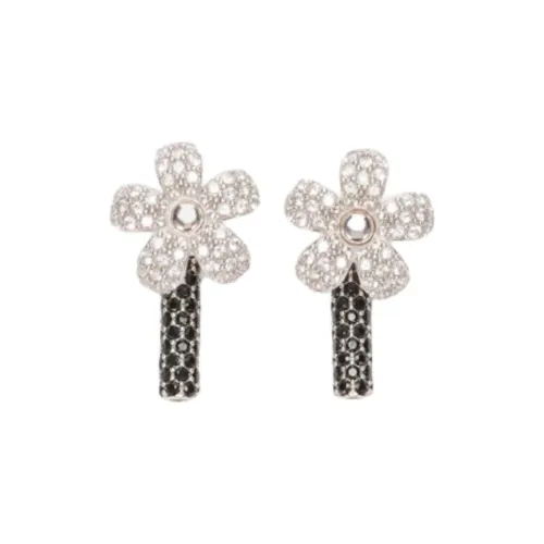 LOEWE Sterling Silver Earrings Unisex Silver