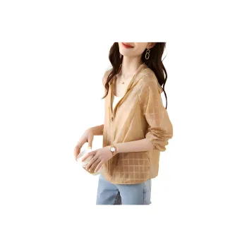 Mo Han Yi Mei Sun Protection Clothing Women's Earth Yellow