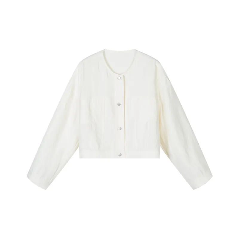 THE SEA LIFE Cropped Coat Women's Ice Cream-0