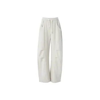 SOON FLOWER 2024 Fall Casual Pants Women's Ecru
