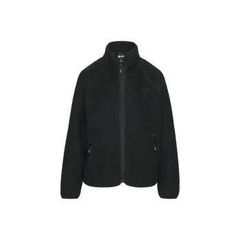 ARITZIA Tna Polartec® Thermal Pro® Mockneck Hip Zip-Up Velvet-feel Coat Women's Black
