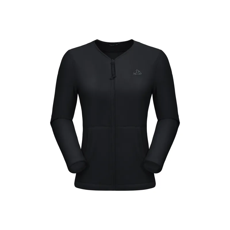PELLIOT Fashion Light Warm Breathable Abrasion Resistant Velvet Jacket Women's-0