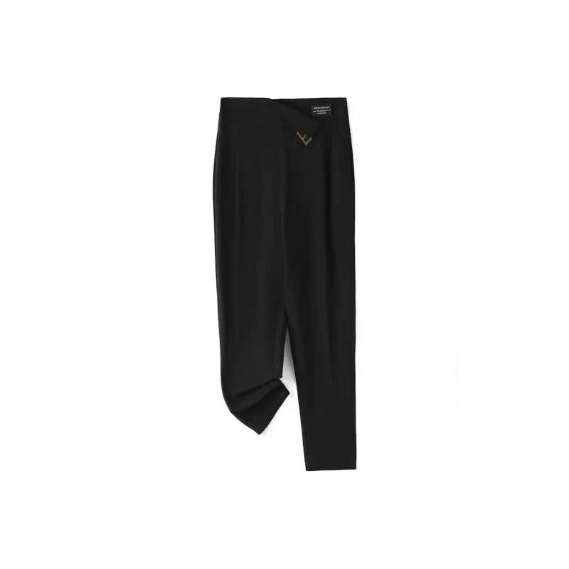 H YXIANG Casual Pants Women's Black-0