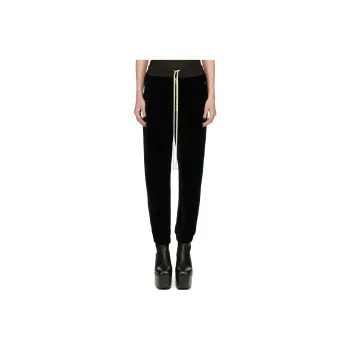RICK OWENS Drop crotch Cropped Track Pants