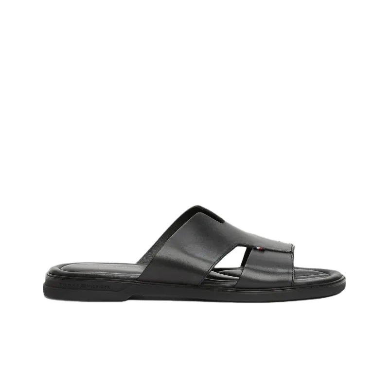 Tommy Hilfiger Slip Resistant Slide Slippers Men's Black-1