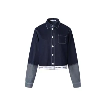 JAC FLEURANT Denim Jacket Women's Blue