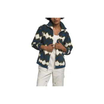 THE NORTH FACE Fleece Feminino Campshire Azul - PP Velvet-feel Coat Women's Blue