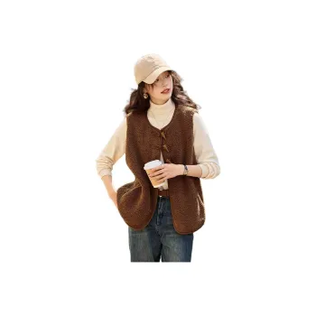 Mo Han Yi Mei Vest Women's Coffee