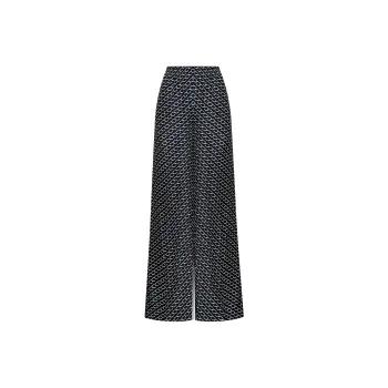 Oscar De La Renta Small Oscar Chain link Trousers