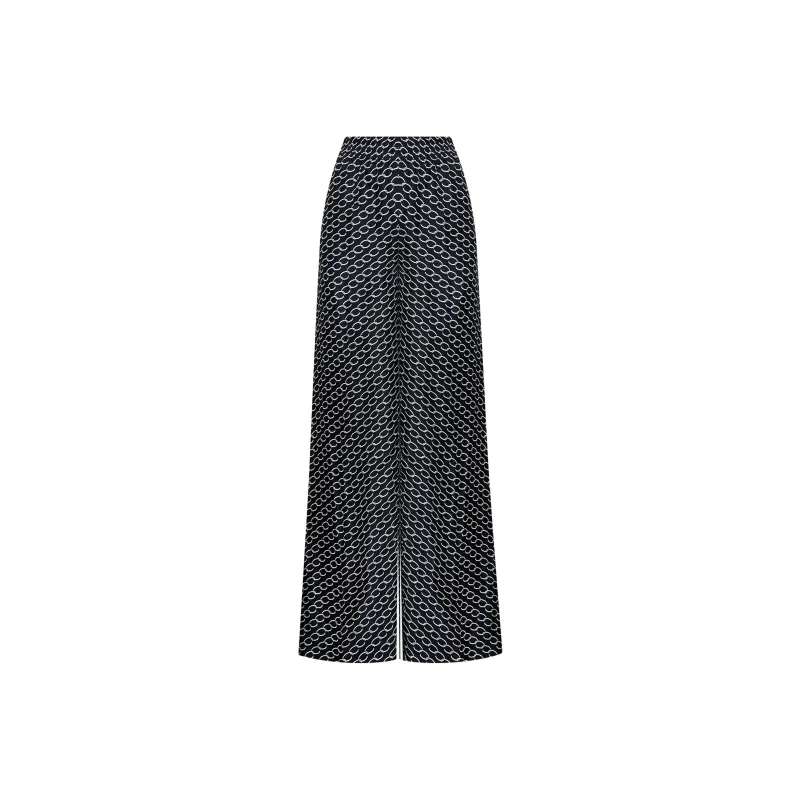 Oscar De La Renta Small Oscar Chain link Trousers-0