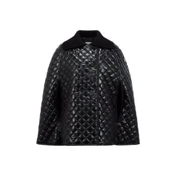 Moncler Quilted Down Cape