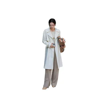 Yi Mengyuan Trench Coat Women's Beige