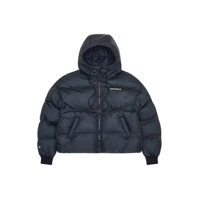 Converse FW24 Puffer Jacket Women's Black-0