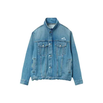 Alexander Wang 5 Pocket Track Jacket Vintage Light Indigo