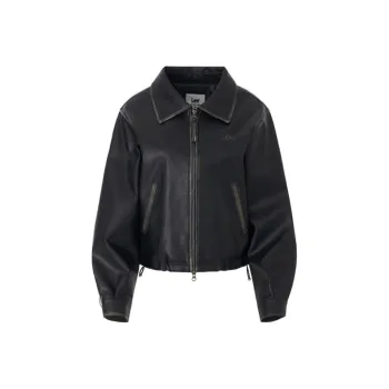 Lee Leather Jacket Women's Black