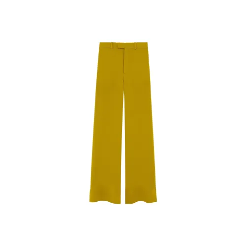 SAINT LAURENT Casual Pants Women's Yellow