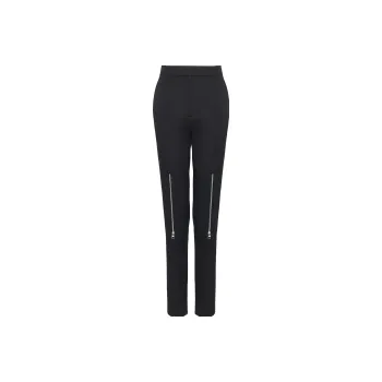 Alexander McQueen High Waisted Zipped Pants