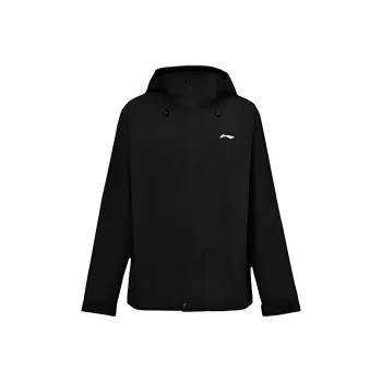 LiNing Windproof Abrasion Resistant Thermal Windbreaker Jacket Women's Black