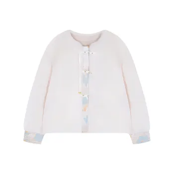 IHIMI Velvet feel Coat Women's Ecru