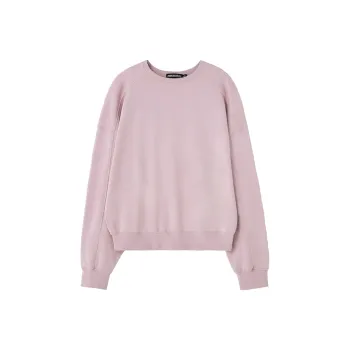 SOON FLOWER Pullover Sweatshirt Women's Taro Purple