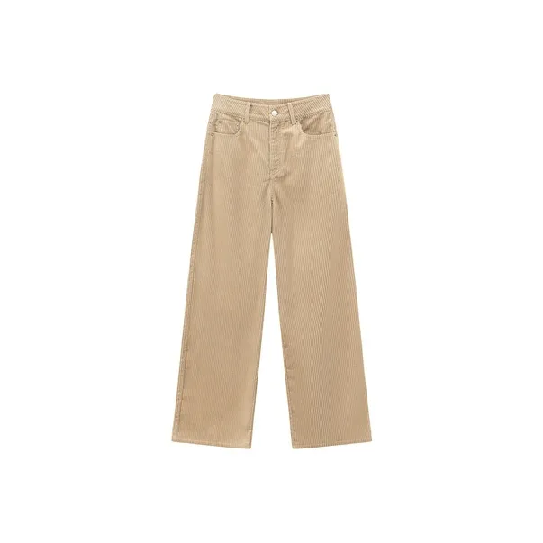 CHUU Casual Pants Women's Khaki-0