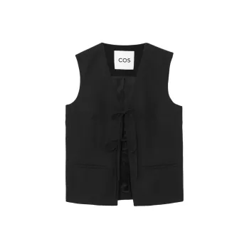 COS Vests Women's Black