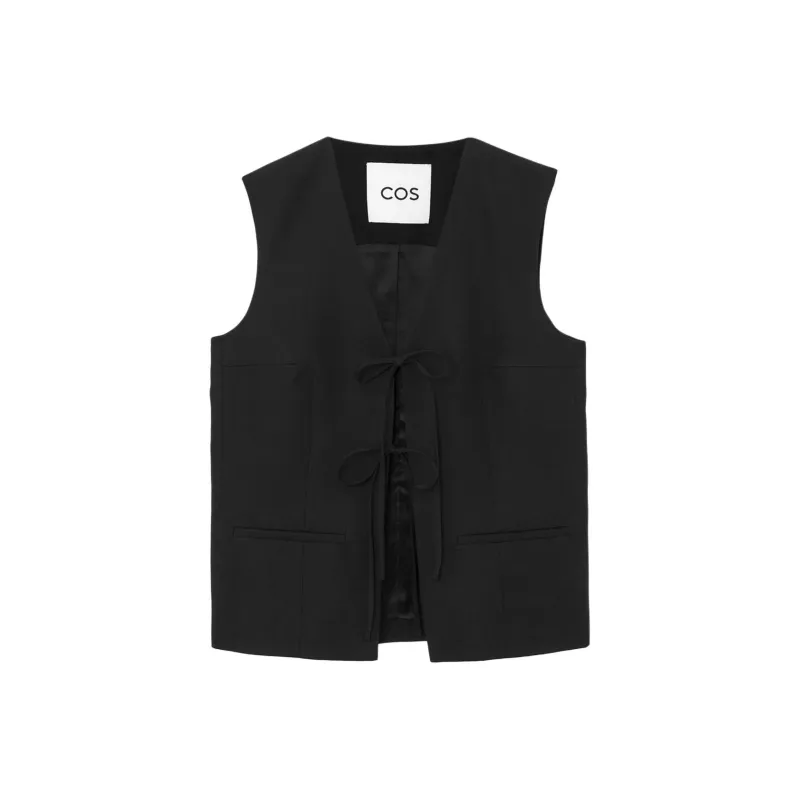 COS Vests Women's Black-0