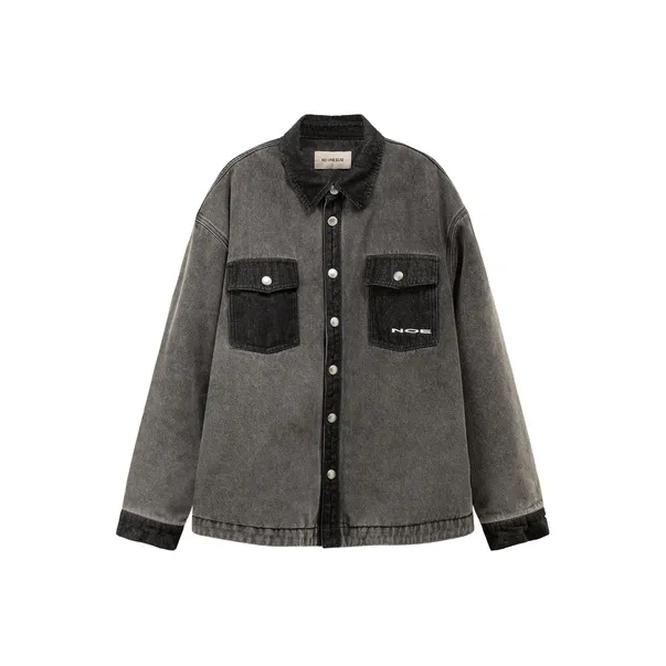 NO ONE ELSE Puffer Jacket Unisex Dark Gray-0