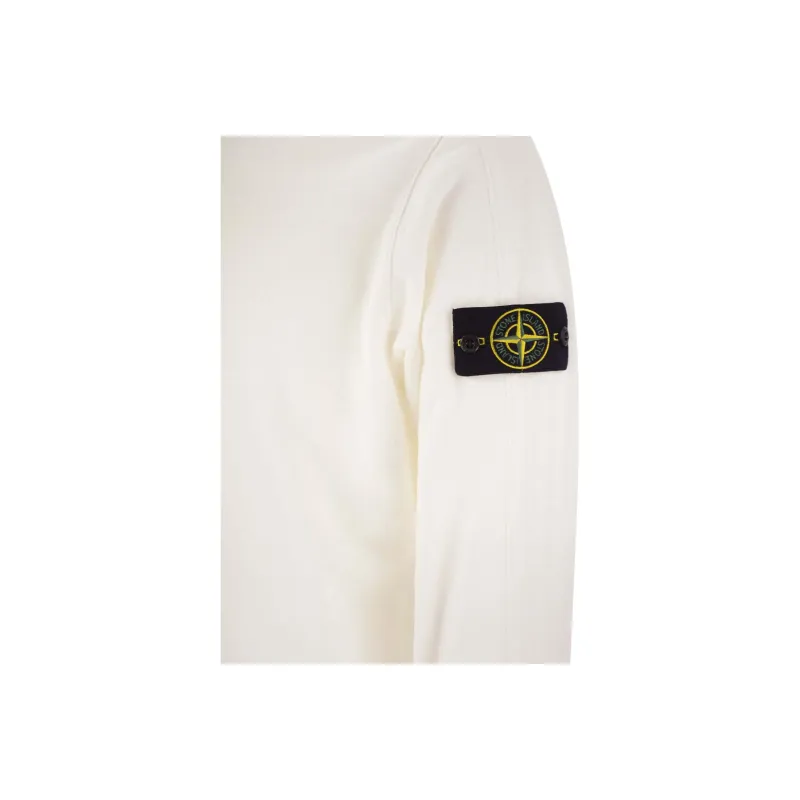 STONE ISLAND Logo Patch Crewneck Sweatshirt-3