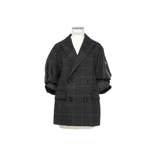 Burberry Belted Double Breasted Checked Trench Coat