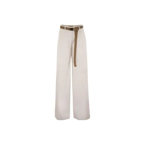 MaxMara Studio Murge Belted Wide Leg Trousers