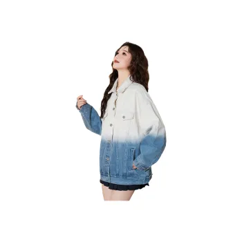 Tonlion Denim Jacket Women's Light Blue