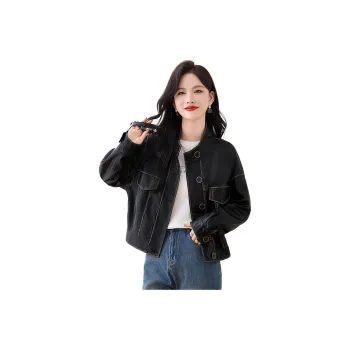 Yi Mengyuan Leather Jacket Women's