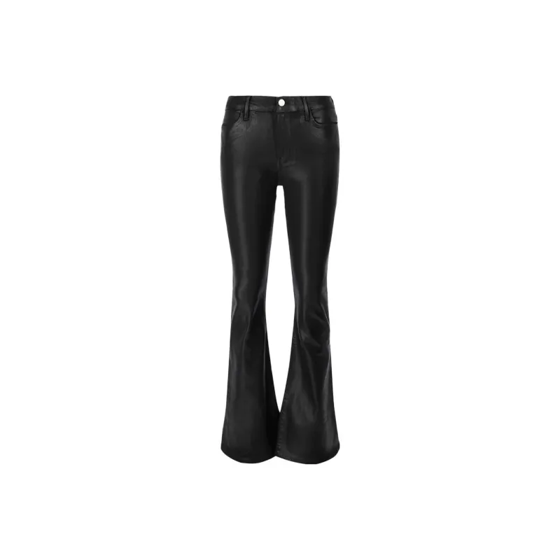 FRAME Le Crop Button up Flared Jeans-0