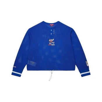 Mitchell & Ness x NBA Danfu Digs Gold Lifestyle Sweatshirt Women's Blue
