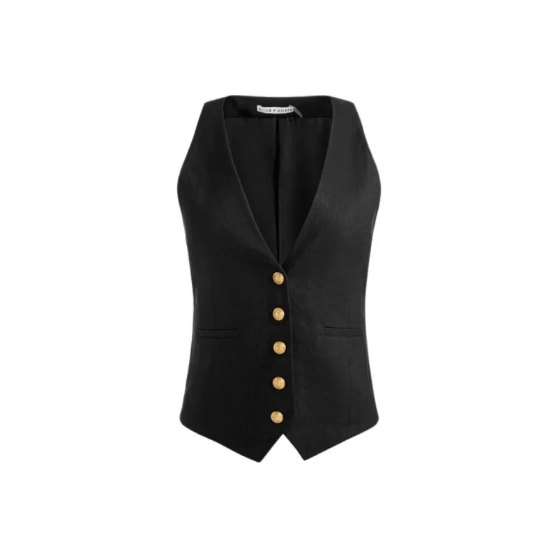 ALICE+OLIVIA Mazie Slim Vest-0